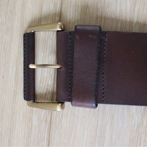 Classic Brown Leather Belt Bag for Men